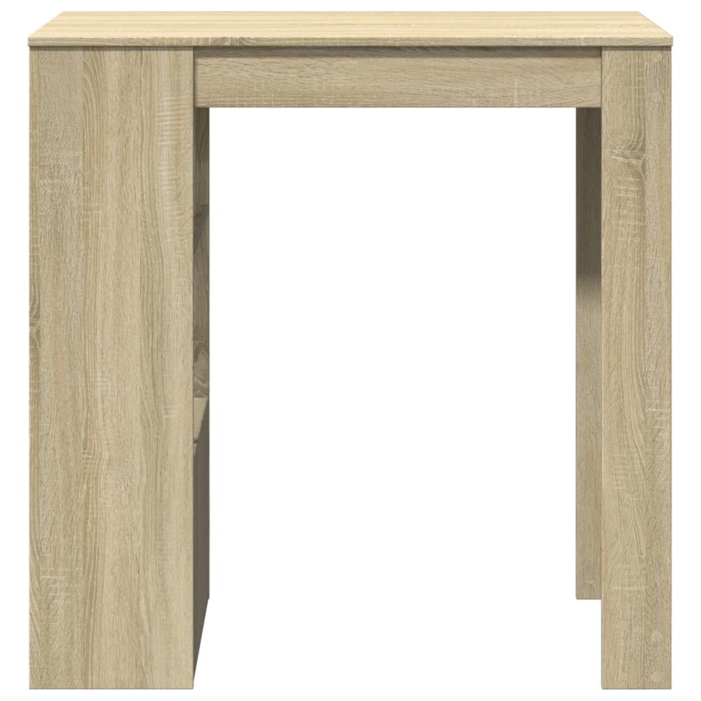 Bartafel met rekken 102x50x103,5 cm hout sonoma eikenkleur is nu te koop bij PeponiXL, paradijselijk wonen!