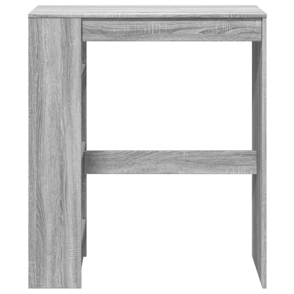 Bartafel met rekken 90x40x103,5 cm bewerkt hout grijs sonoma is nu te koop bij PeponiXL, paradijselijk wonen!