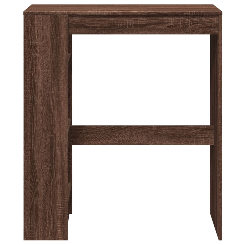 Bartafel met rekken 90x40x103,5 cm bewerkt hout bruin eiken is nu te koop bij PeponiXL, paradijselijk wonen!