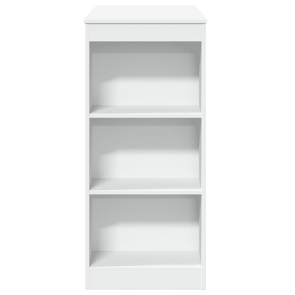 Bartafel met rekken 95x47x103,5 cm bewerkt hout wit is nu te koop bij PeponiXL, paradijselijk wonen!