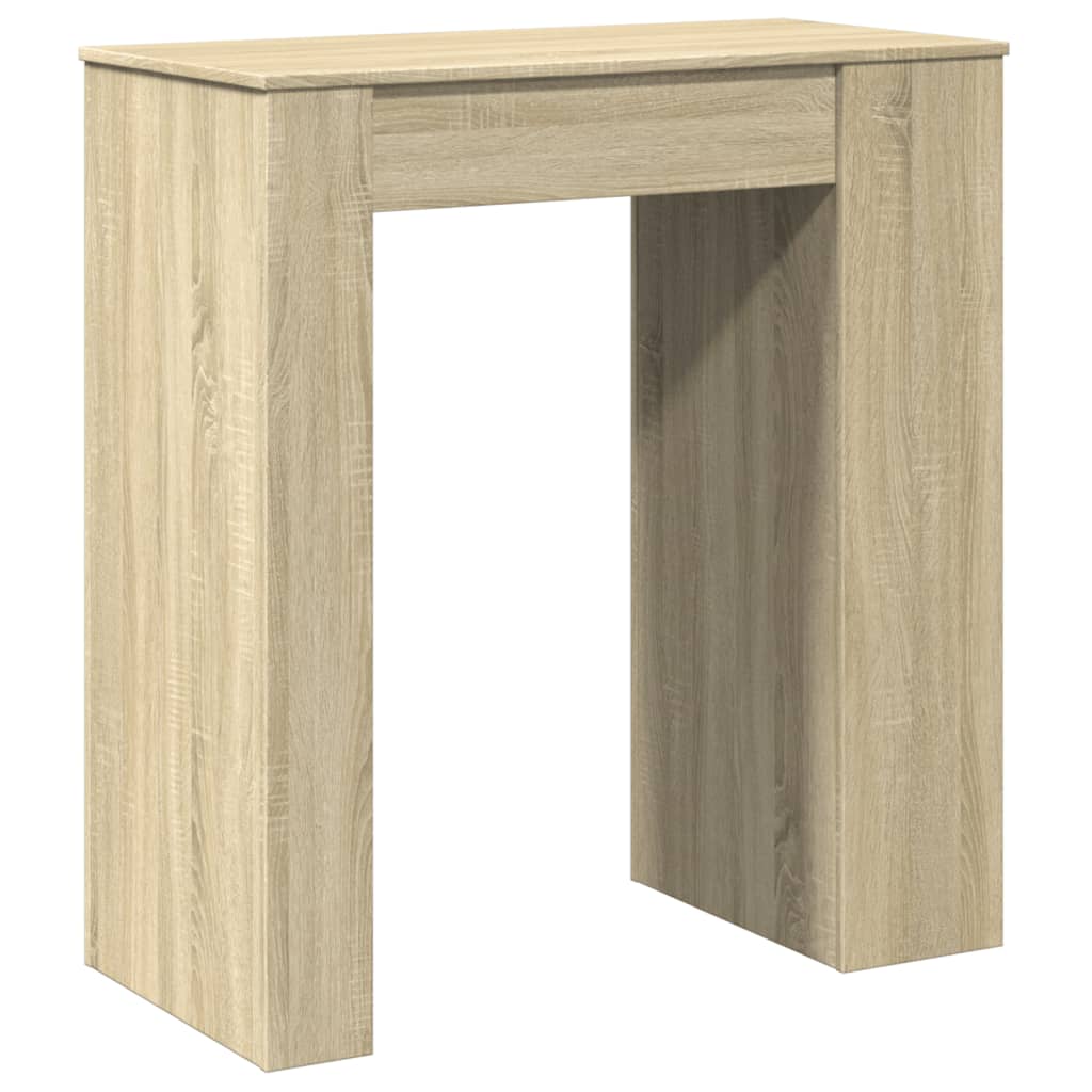 Bartafel met rekken 95x47x103,5 cm hout sonoma eikenkleur is nu te koop bij PeponiXL, paradijselijk wonen!