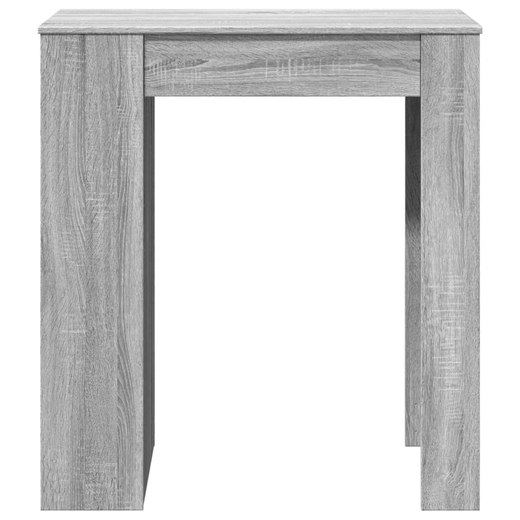 Bartafel met rekken 95x47x103,5 cm bewerkt hout grijs sonoma is nu te koop bij PeponiXL, paradijselijk wonen!
