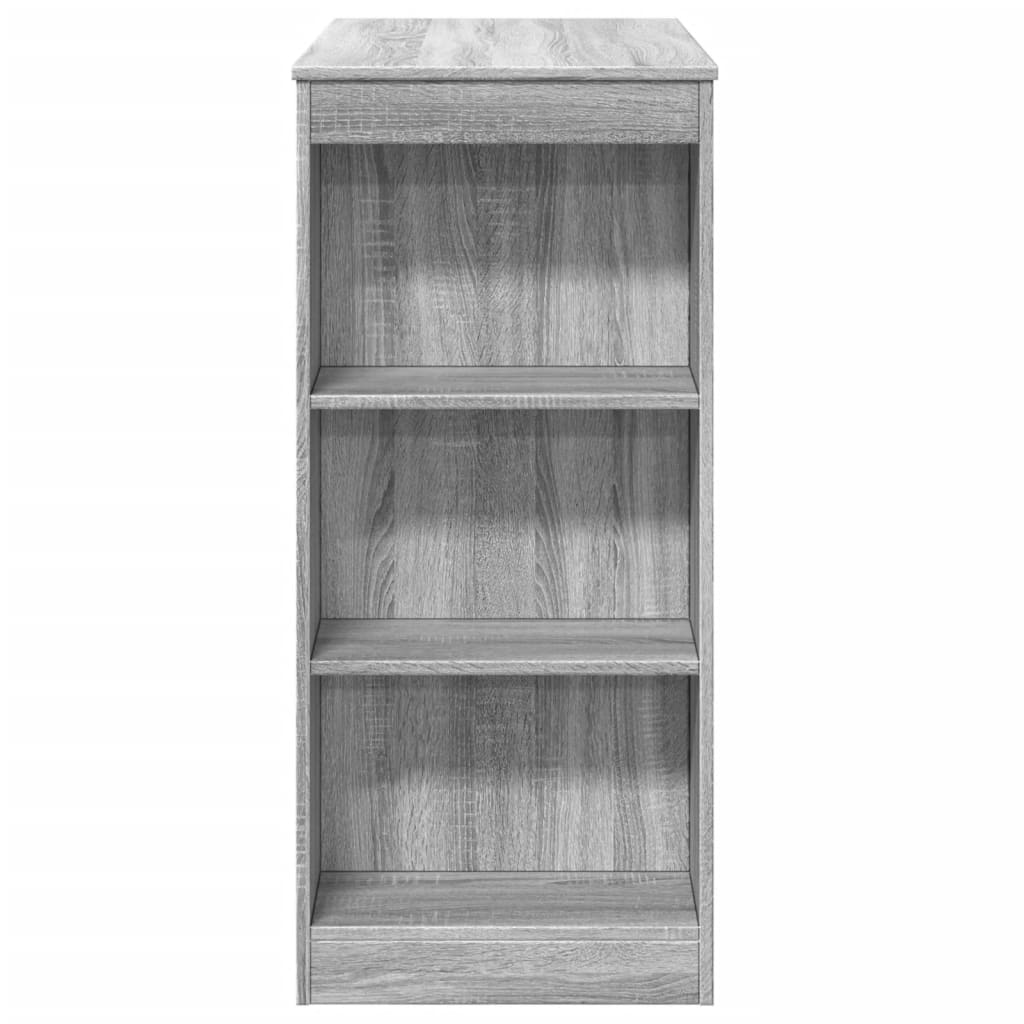Bartafel met rekken 95x47x103,5 cm bewerkt hout grijs sonoma is nu te koop bij PeponiXL, paradijselijk wonen!
