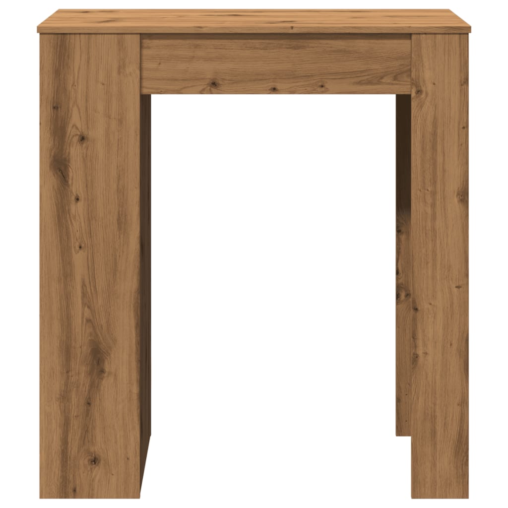 Bartafel met rekken 95x47x103,5 cm hout artisanaal eikenkleur is nu te koop bij PeponiXL, paradijselijk wonen!