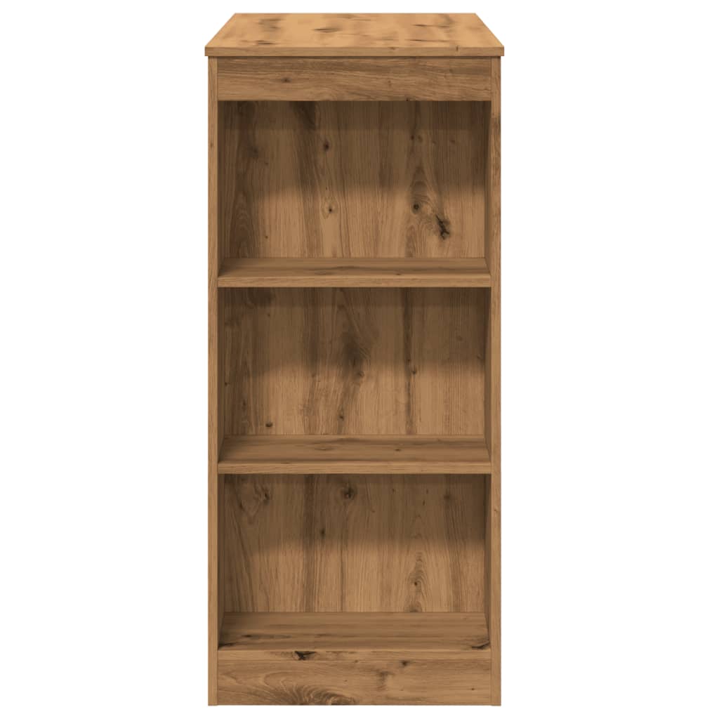 Bartafel met rekken 95x47x103,5 cm hout artisanaal eikenkleur is nu te koop bij PeponiXL, paradijselijk wonen!