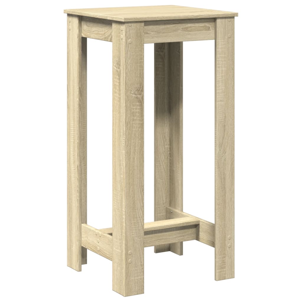 Bartafel 51x50x103,5 cm bewerkt hout sonoma eikenkleurig is nu te koop bij PeponiXL, paradijselijk wonen!