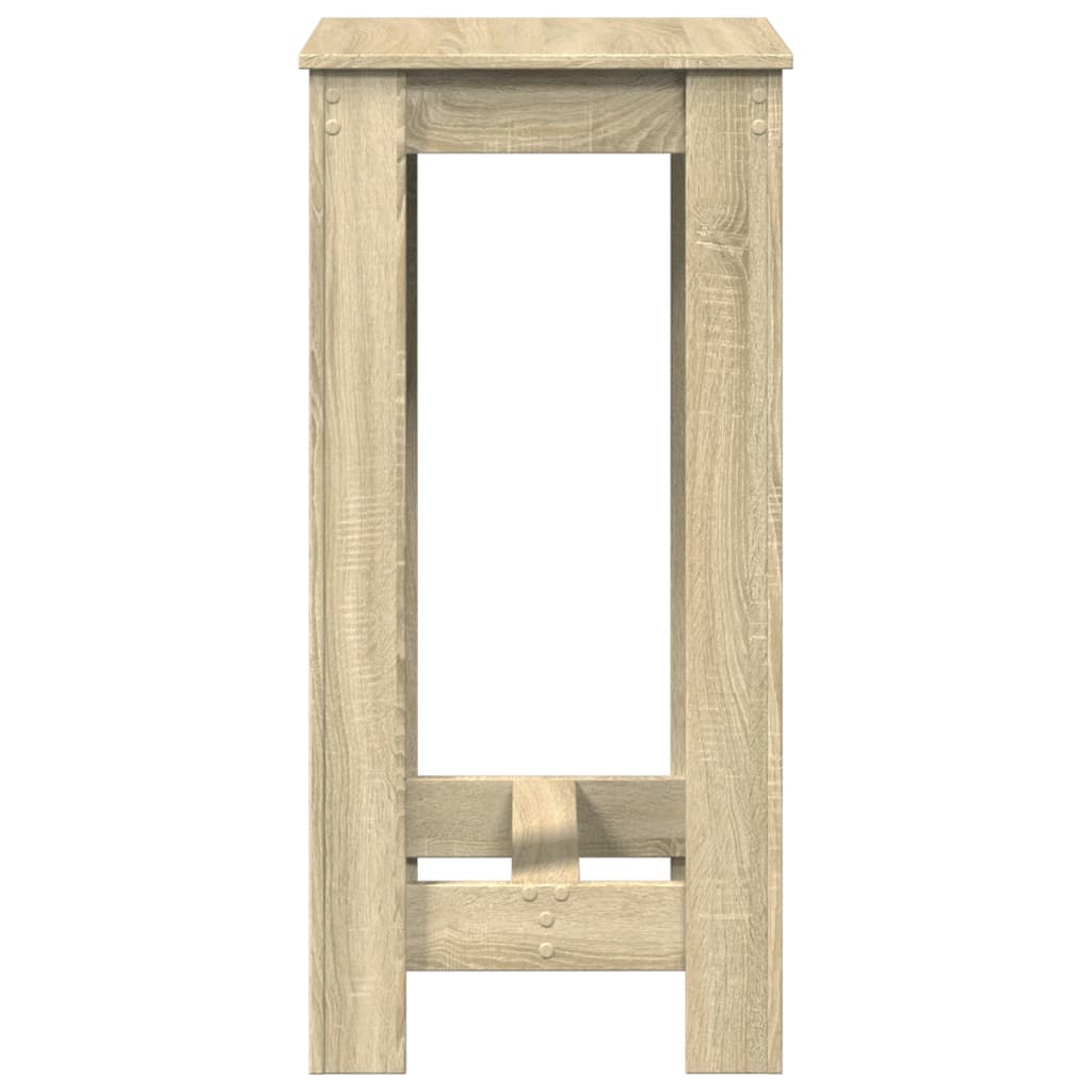 Bartafel 51x50x103,5 cm bewerkt hout sonoma eikenkleurig is nu te koop bij PeponiXL, paradijselijk wonen!