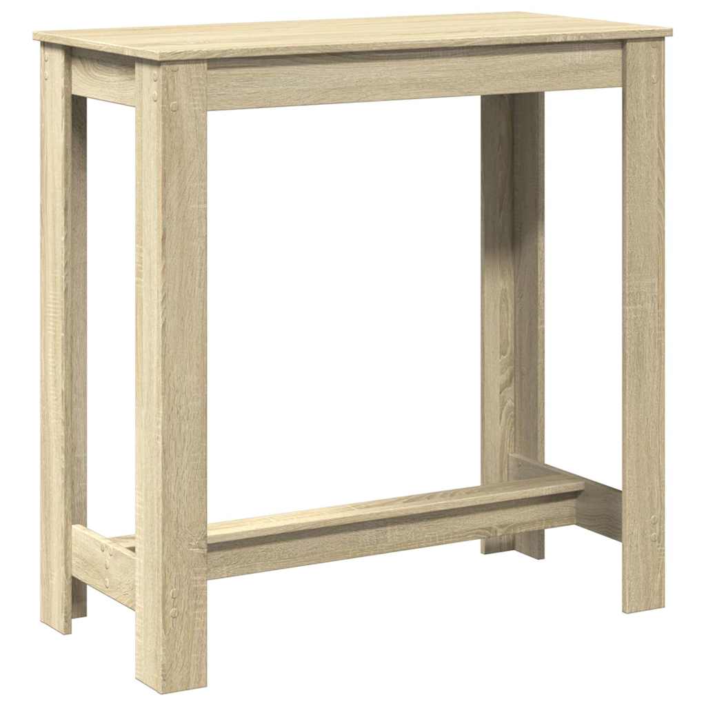 Bartafel 102x50x103,5 cm bewerkt hout sonoma eikenkleurig is nu te koop bij PeponiXL, paradijselijk wonen!