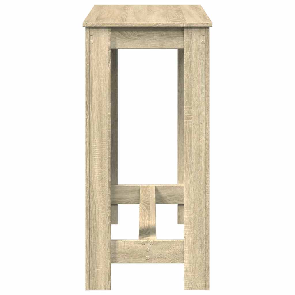 Bartafel 102x50x103,5 cm bewerkt hout sonoma eikenkleurig is nu te koop bij PeponiXL, paradijselijk wonen!
