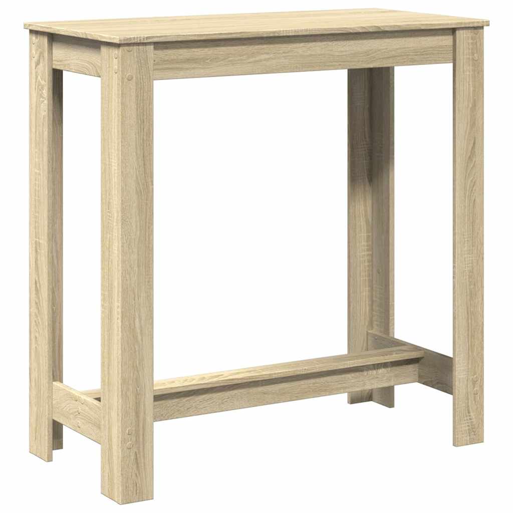Bartafel 102x50x103,5 cm bewerkt hout sonoma eikenkleurig is nu te koop bij PeponiXL, paradijselijk wonen!