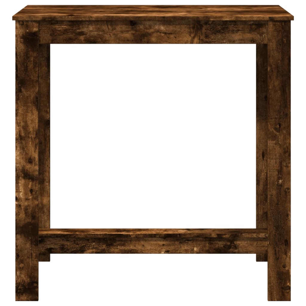 Bartafel 102x50x103,5 cm bewerkt hout gerookt eikenkleurig is nu te koop bij PeponiXL, paradijselijk wonen!