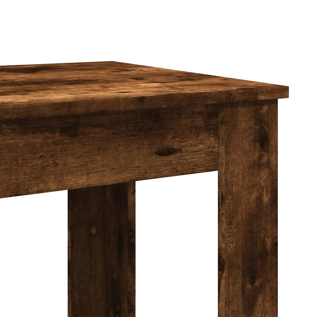 Bartafel 102x50x103,5 cm bewerkt hout gerookt eikenkleurig is nu te koop bij PeponiXL, paradijselijk wonen!