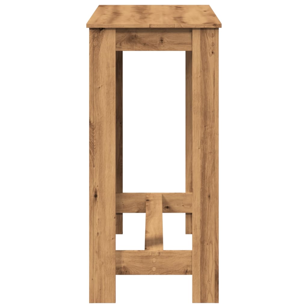 Bartafel 102x50x103,5 cm bewerkt hout artisanaal eikenkleurig is nu te koop bij PeponiXL, paradijselijk wonen!