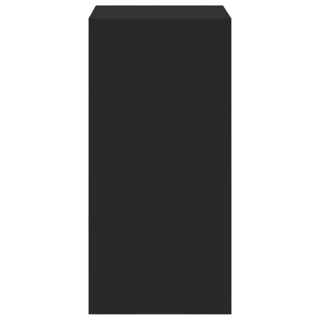 Bartafel 51x50x103,5 cm bewerkt hout zwart is nu te koop bij PeponiXL, paradijselijk wonen!