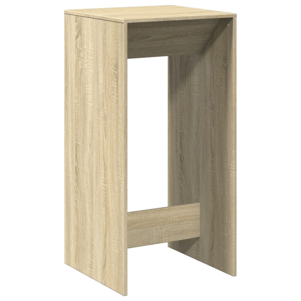 Bartafel 51x50x103,5 cm bewerkt hout sonoma eikenkleurig is nu te koop bij PeponiXL, paradijselijk wonen!