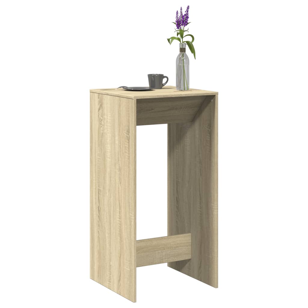 Bartafel 51x50x103,5 cm bewerkt hout sonoma eikenkleurig is nu te koop bij PeponiXL, paradijselijk wonen!