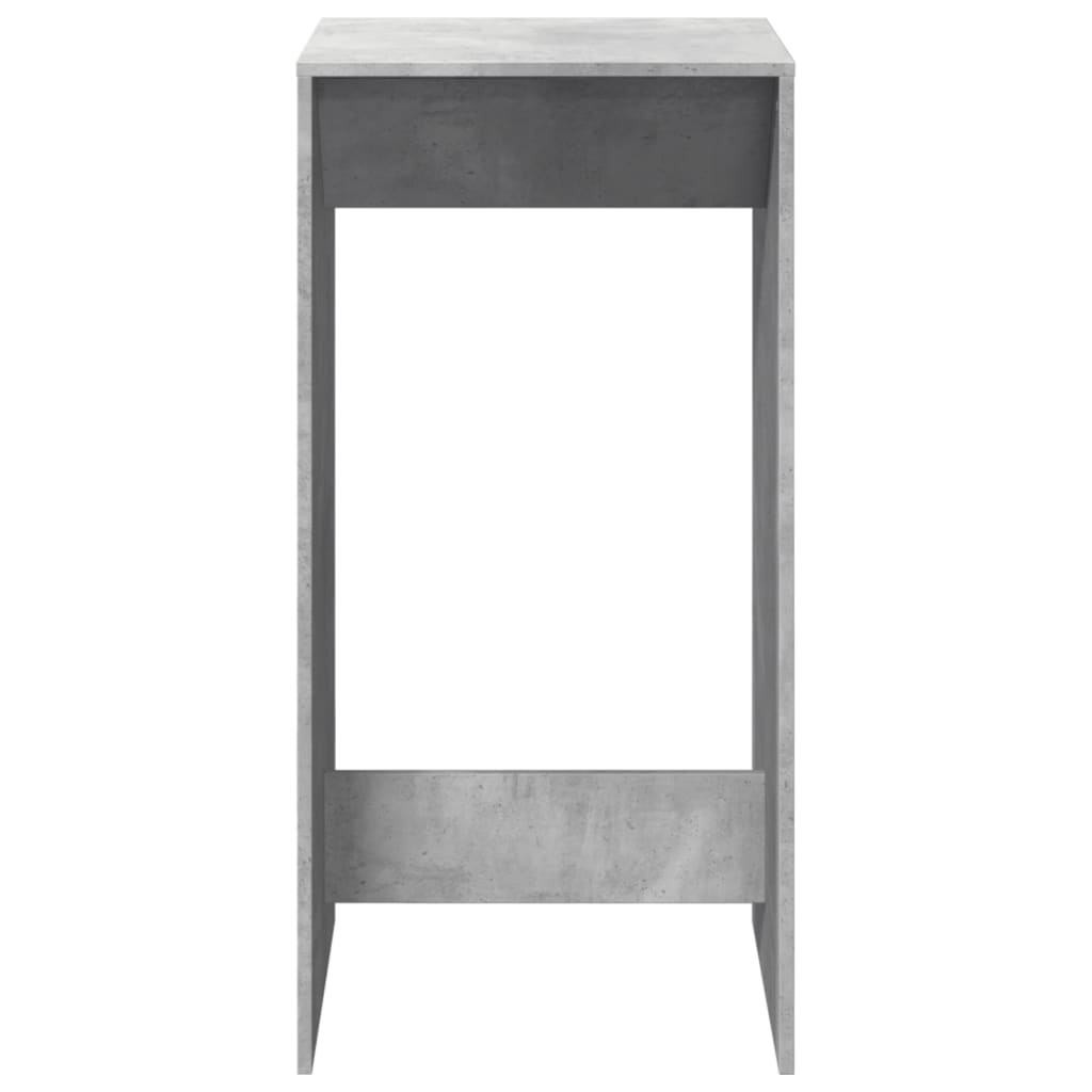 Bartafel 51x50x103,5 cm bewerkt hout betongrijs is nu te koop bij PeponiXL, paradijselijk wonen!