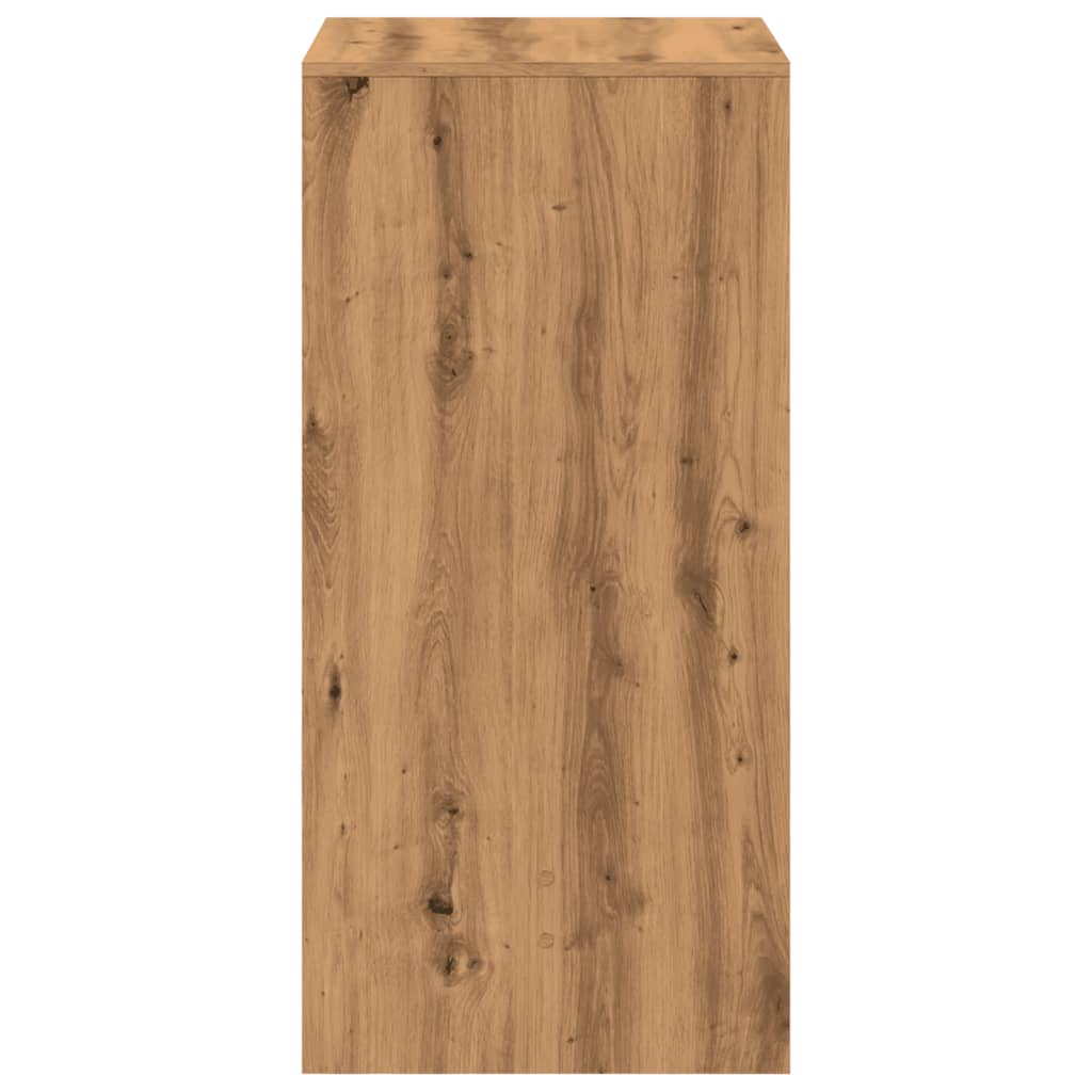 Bartafel 51x50x103,5 cm bewerkt hout artisanaal eikenkleur is nu te koop bij PeponiXL, paradijselijk wonen!