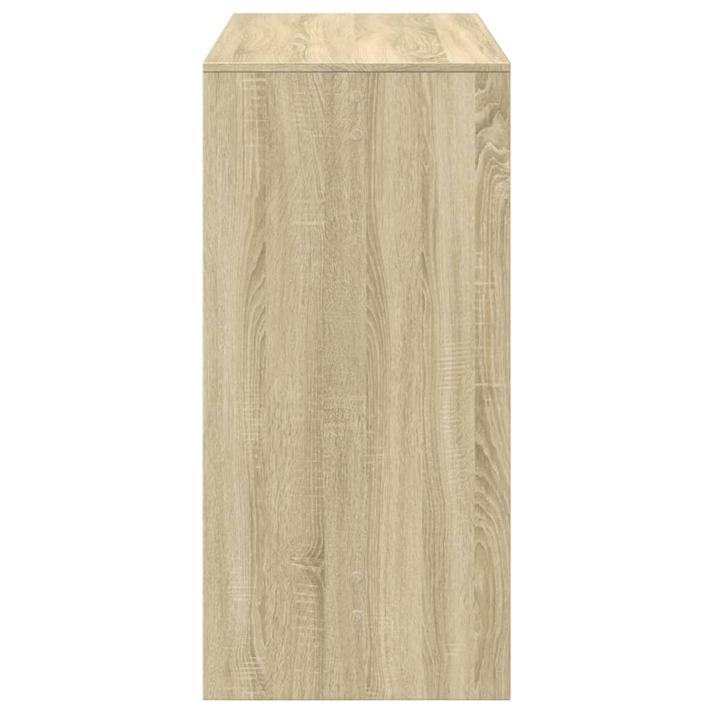 Bartafel 102x50x103,5 cm bewerkt hout sonoma eikenkleur is nu te koop bij PeponiXL, paradijselijk wonen!