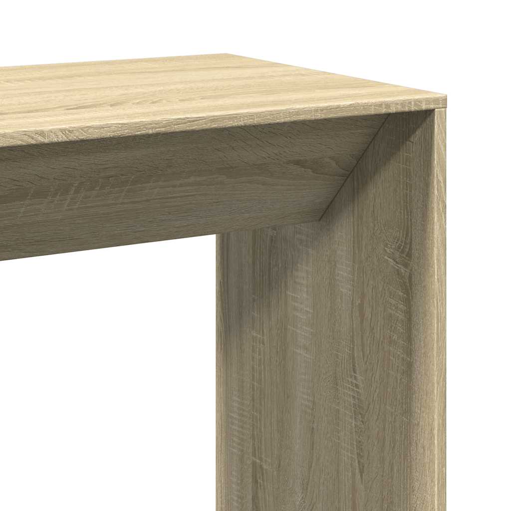 Bartafel 102x50x103,5 cm bewerkt hout sonoma eikenkleur is nu te koop bij PeponiXL, paradijselijk wonen!