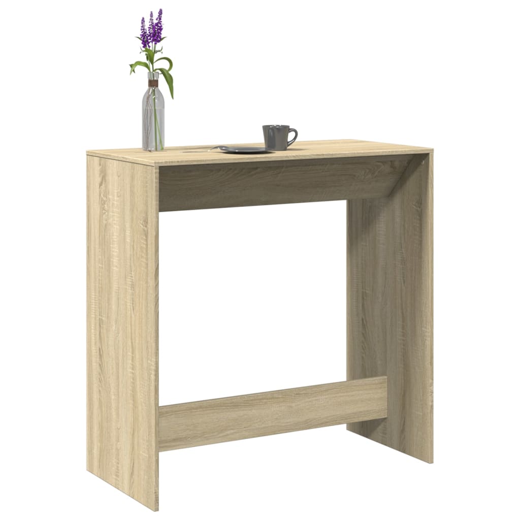 Bartafel 102x50x103,5 cm bewerkt hout sonoma eikenkleur is nu te koop bij PeponiXL, paradijselijk wonen!