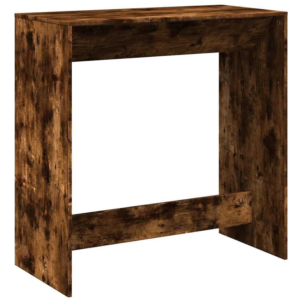 Bartafel 102x50x103,5 cm bewerkt hout gerookt eikenkleur is nu te koop bij PeponiXL, paradijselijk wonen!
