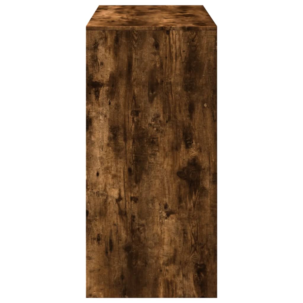 Bartafel 102x50x103,5 cm bewerkt hout gerookt eikenkleur is nu te koop bij PeponiXL, paradijselijk wonen!