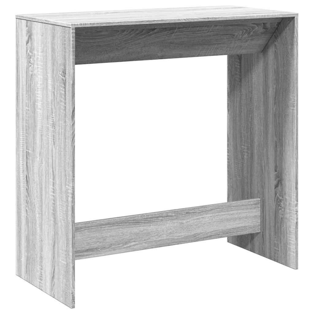 Bartafel 102x50x103,5 cm bewerkt hout grijs sonoma eikenkleur is nu te koop bij PeponiXL, paradijselijk wonen!