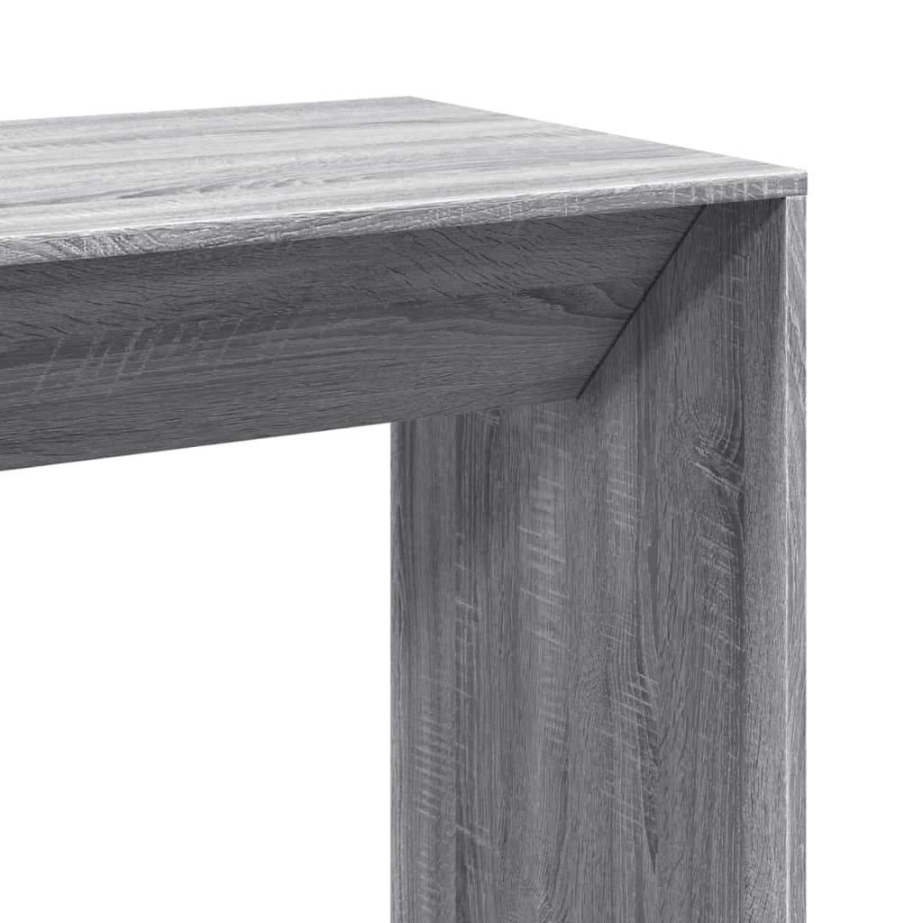 Bartafel 102x50x103,5 cm bewerkt hout grijs sonoma eikenkleur is nu te koop bij PeponiXL, paradijselijk wonen!