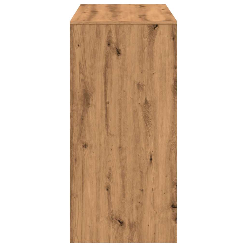 Bartafel 102x50x103,5 cm bewerkt hout artisanaal eikenkleur is nu te koop bij PeponiXL, paradijselijk wonen!