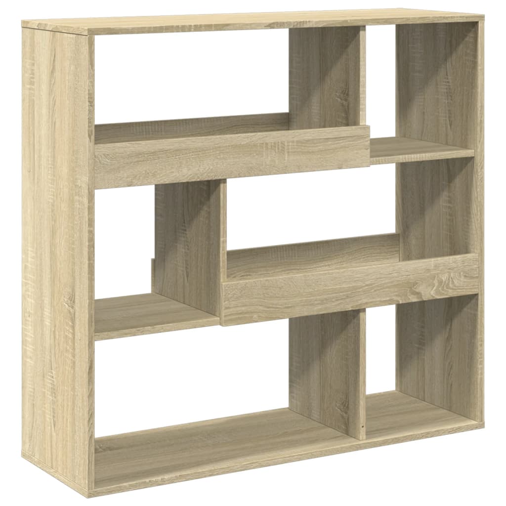 Boekenkast / kamerscherm 100x33x94,5 cm sonoma eikenkleurig is nu te koop bij PeponiXL, paradijselijk wonen!