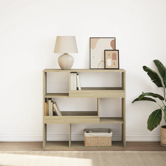 Boekenkast / kamerscherm 100x33x94,5 cm sonoma eikenkleurig is nu te koop bij PeponiXL, paradijselijk wonen!