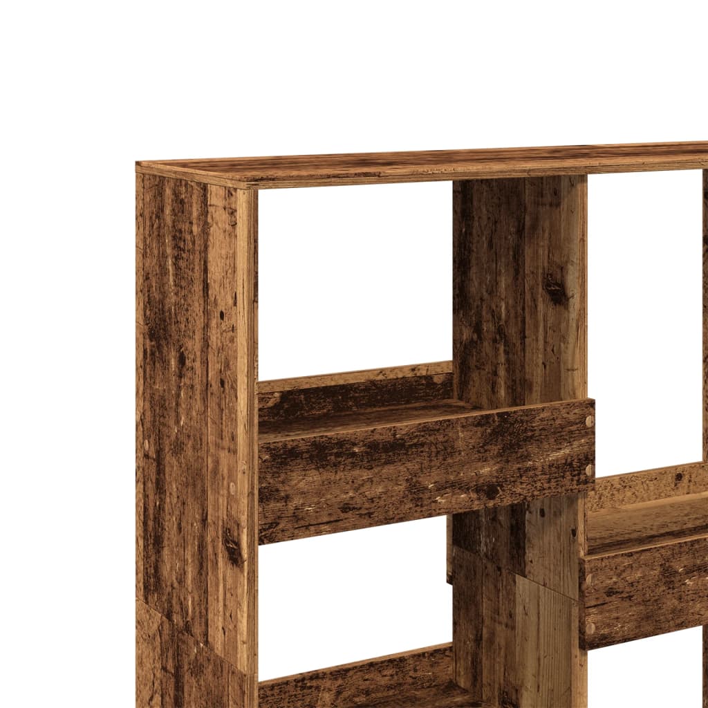 Boekenkast / kamerscherm 100x33x115 cm oud houtkleurig is nu te koop bij PeponiXL, paradijselijk wonen!