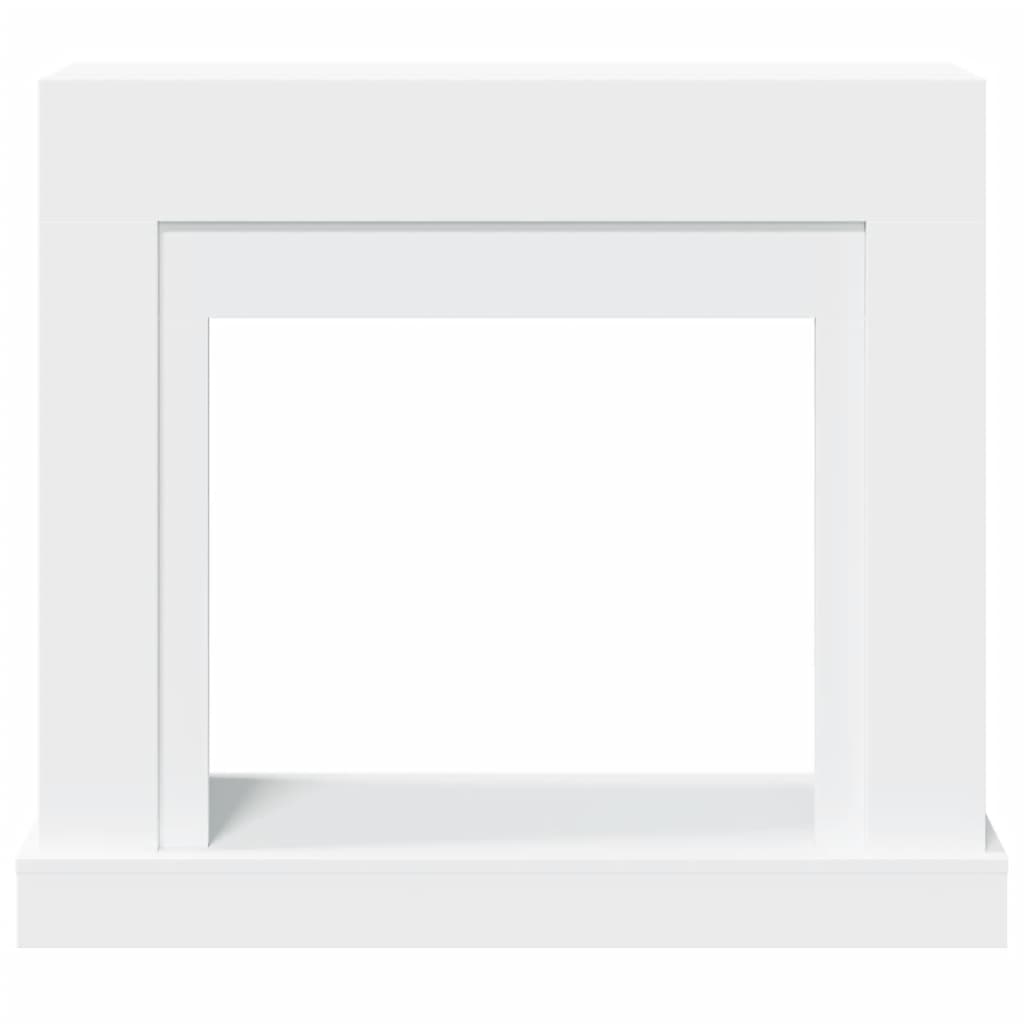 Haardombouw 100x30x87,5 cm bewerkt hout wit is nu te koop bij PeponiXL, paradijselijk wonen!