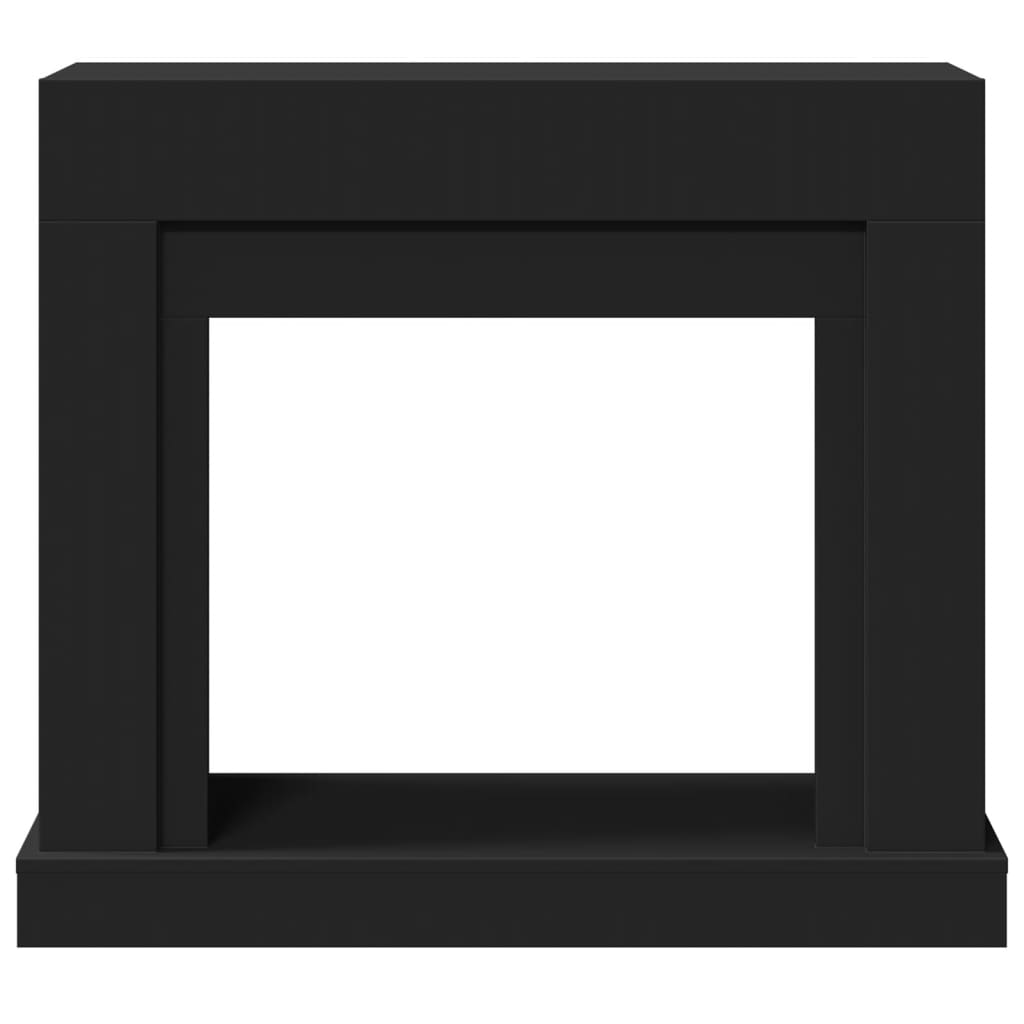 Haardombouw 100x30x87,5 cm bewerkt hout zwart is nu te koop bij PeponiXL, paradijselijk wonen!