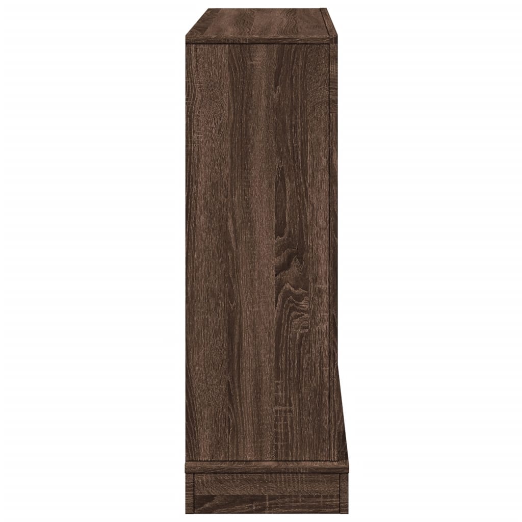 Haardombouw 100x30x87,5 cm bewerkt hout bruin eikenkleurig is nu te koop bij PeponiXL, paradijselijk wonen!