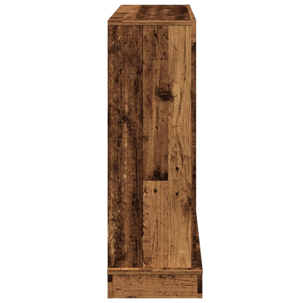 Haardombouw 100x30x87,5 cm bewerkt hout oud houtkleurig is nu te koop bij PeponiXL, paradijselijk wonen!