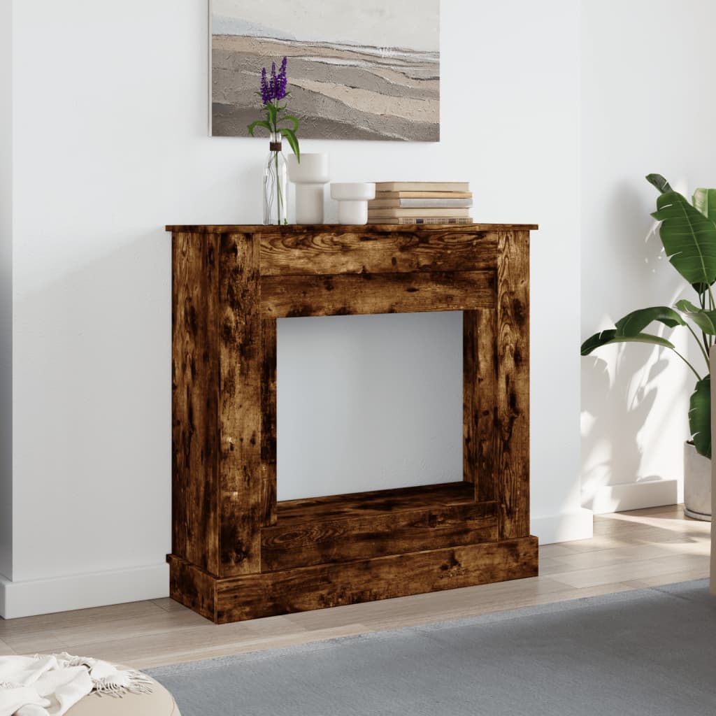 Haardombouw 90x30x90 cm bewerkt hout gerookt eikenkleurig is nu te koop bij PeponiXL, paradijselijk wonen!