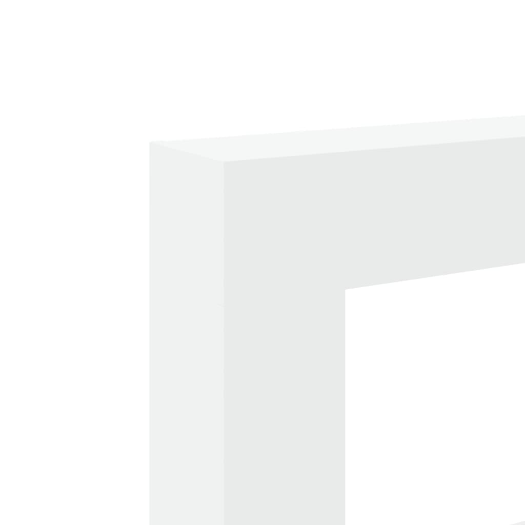 Haardombouw 81x18x82 cm bewerkt hout wit is nu te koop bij PeponiXL, paradijselijk wonen!