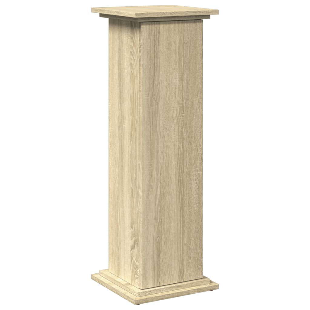 Sokkel met opbergruimte 31x30x90 cm bewerkt hout sonoma eiken is nu te koop bij PeponiXL, paradijselijk wonen!