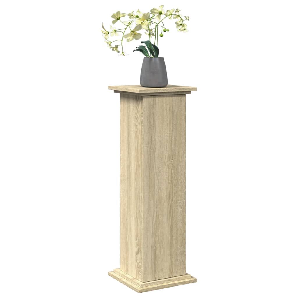 Sokkel met opbergruimte 31x30x90 cm bewerkt hout sonoma eiken is nu te koop bij PeponiXL, paradijselijk wonen!
