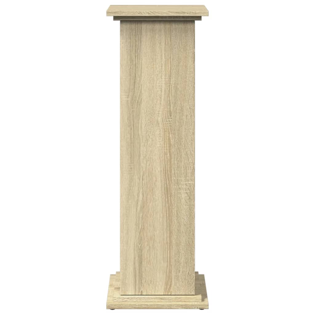 Sokkel met opbergruimte 31x30x90 cm bewerkt hout sonoma eiken is nu te koop bij PeponiXL, paradijselijk wonen!