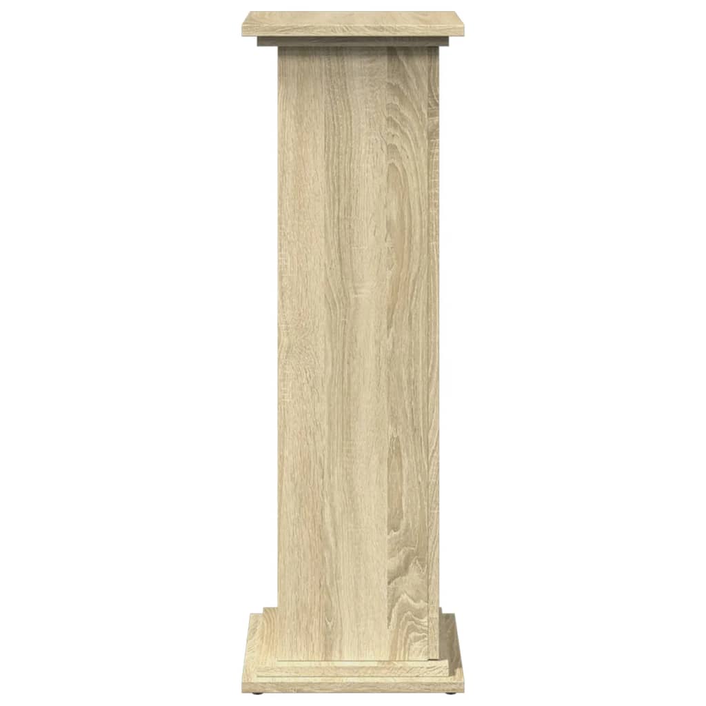 Sokkel met opbergruimte 31x30x90 cm bewerkt hout sonoma eiken is nu te koop bij PeponiXL, paradijselijk wonen!