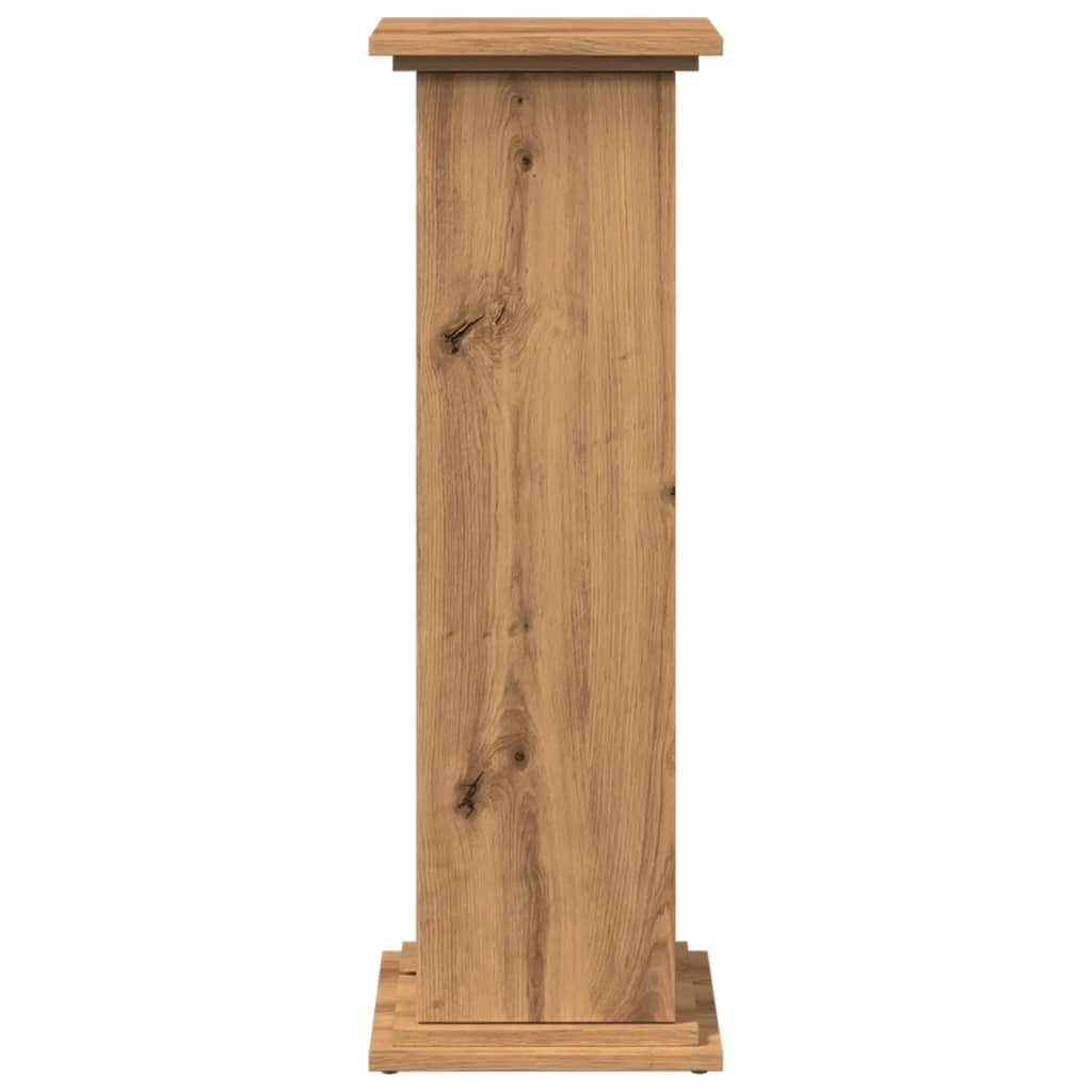 Sokkel met opbergruimte 31x30x90 cm hout artisanaal eikenkleur is nu te koop bij PeponiXL, paradijselijk wonen!