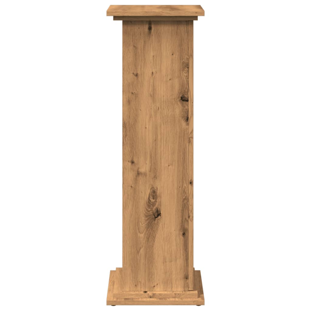 Sokkel met opbergruimte 31x30x90 cm hout artisanaal eikenkleur is nu te koop bij PeponiXL, paradijselijk wonen!