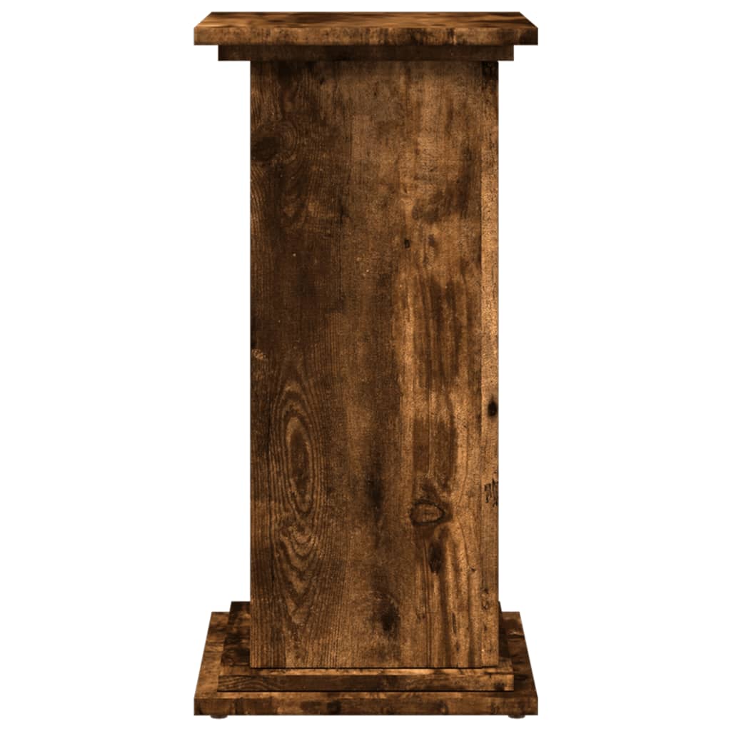 Sokkel met opbergruimte 31x30x60 cm bewerkt hout gerookt eiken is nu te koop bij PeponiXL, paradijselijk wonen!