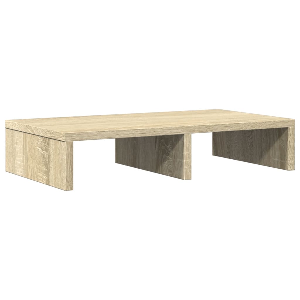 Monitorstandaard 50x27x10 cm bewerkt hout sonoma eikenkleurig is nu te koop bij PeponiXL, paradijselijk wonen!