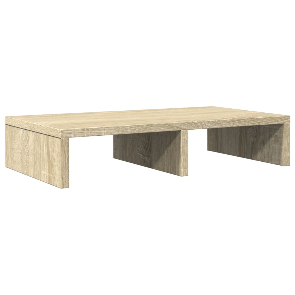 Monitorstandaard 50x27x10 cm bewerkt hout sonoma eikenkleurig is nu te koop bij PeponiXL, paradijselijk wonen!