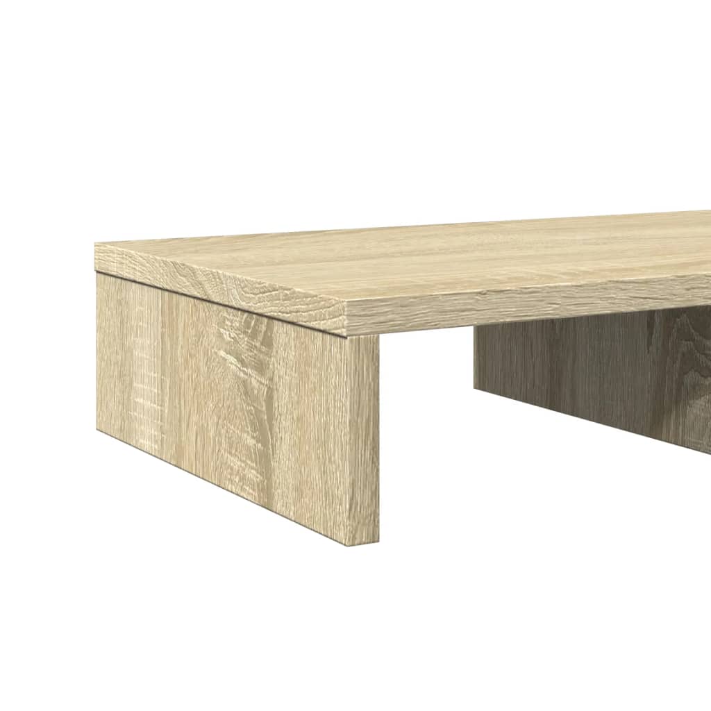 Monitorstandaard 50x27x10 cm bewerkt hout sonoma eikenkleurig is nu te koop bij PeponiXL, paradijselijk wonen!