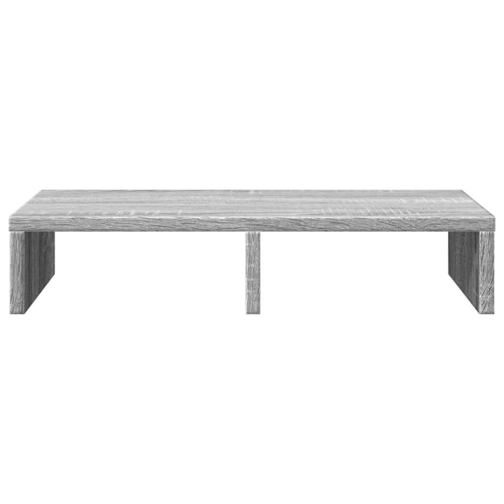 Monitorstandaard 50x27x10 cm bewerkt hout grijs sonoma eiken is nu te koop bij PeponiXL, paradijselijk wonen!